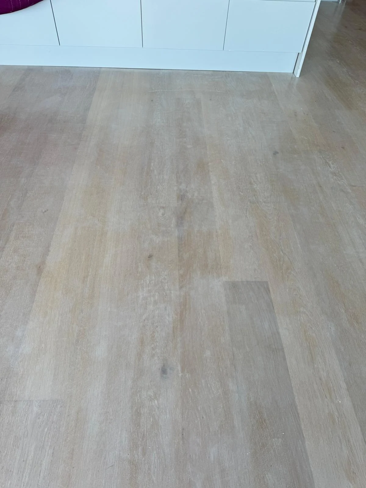 patchy finish on bad sanding job in London2